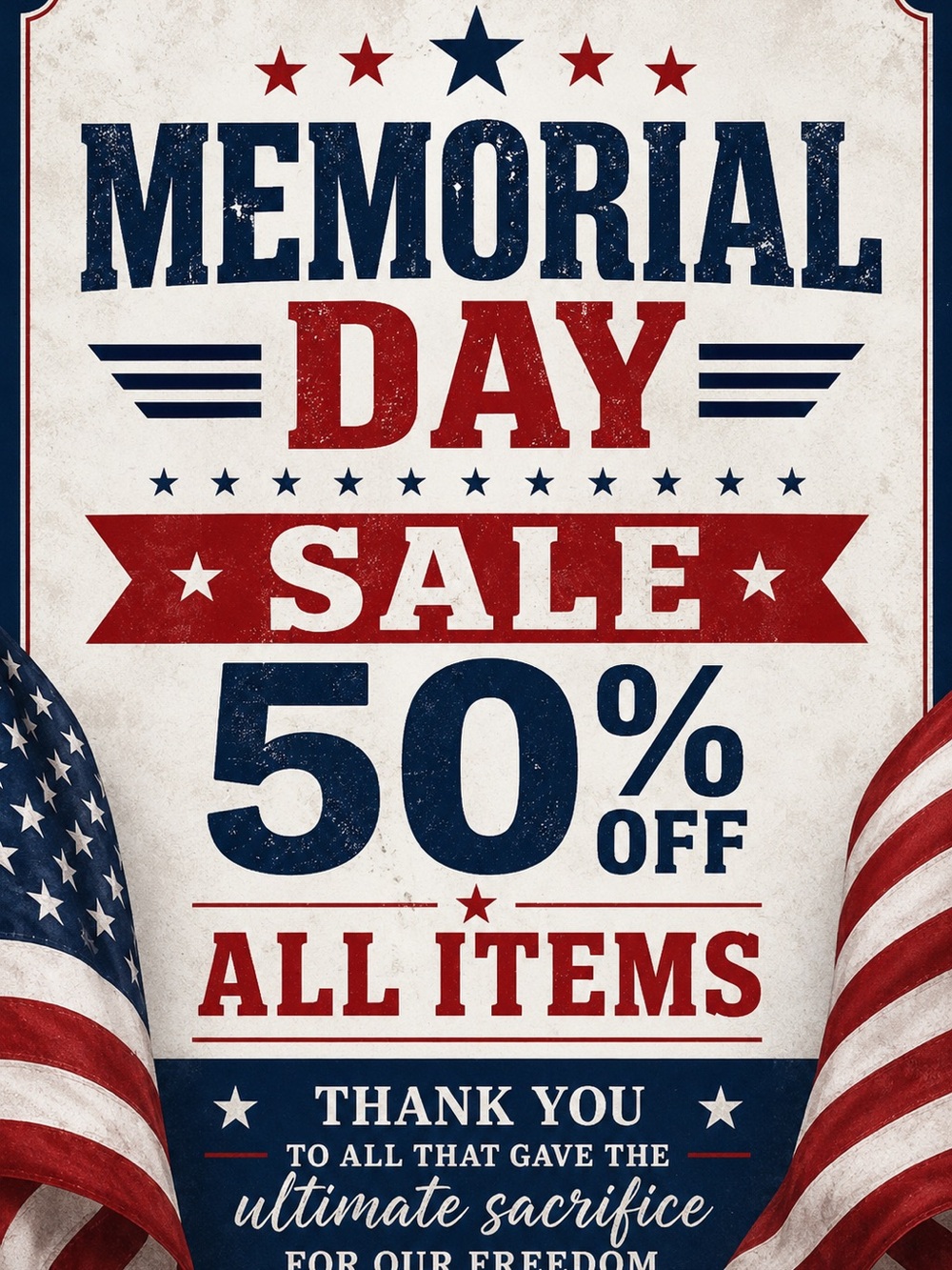 🇺🇸Memorial Day Sale🇺🇸